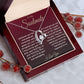 To My Soulmate Necklace For Women, Couple Gifts For Girlfriend, Valentine Christmas Presents For Girlfriend, Valentine Necklace Gifts For Wife, Women Romantic Jewelry For Her Vanlentine Day's Message Card and Gift Box Styles Forever Love