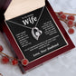 Valentine Gifts for Wife Necklace from Husband- Gifts for Wife from Husband, Valentine Gifts for Her Gifts Soulmate Message Card and Necklace Gift Box Gift Box Styles on Birthday, Wedding, Anniversary, Valentine Forever Love