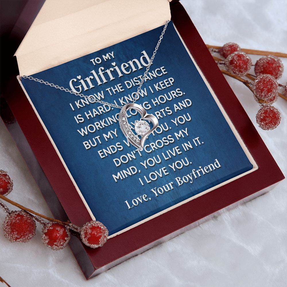 Couples Gifts Soulmate Necklace Gifts From Husband, Wedding Anniversary Jewelry For Wife From Husband, Wife Birthday Gifts From Husband, To My Unbiological Sister Message Card and Gift Box styles On Birthday, Christmas, Anniversary  Forever Love
