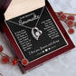 To My Beautiful Soulmate Necklace Gifts, Soulmate for Wife Birthday Gifts from Husband, Valentine for Women, Soulmate Gifts, Message Card and Necklace Gifts Box Gift Box Styles on Birthday, Wedding, Anniversary, Valentine Forever Love