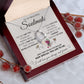Personalized Valentine Gift For Wife, To My Soulmate Necklace For Women, Soulmate Jewelry, To My Wife Necklace From Husband, Necklace Custom Name Message Card and Gift Box Styles on Birthday, Christmas, Wedding, Anniversary Forever Love