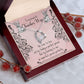 Couples Gifts, Teacher Wife Necklace Gifts From Husband, Wedding Anniversary Jewelry For Wife From Husband, Wife Birthday From Husband, To My Beautiful Wife Girlfriend Message Card and Gift Box styles On Birthday, Christmas, Anniversary  Forever Love