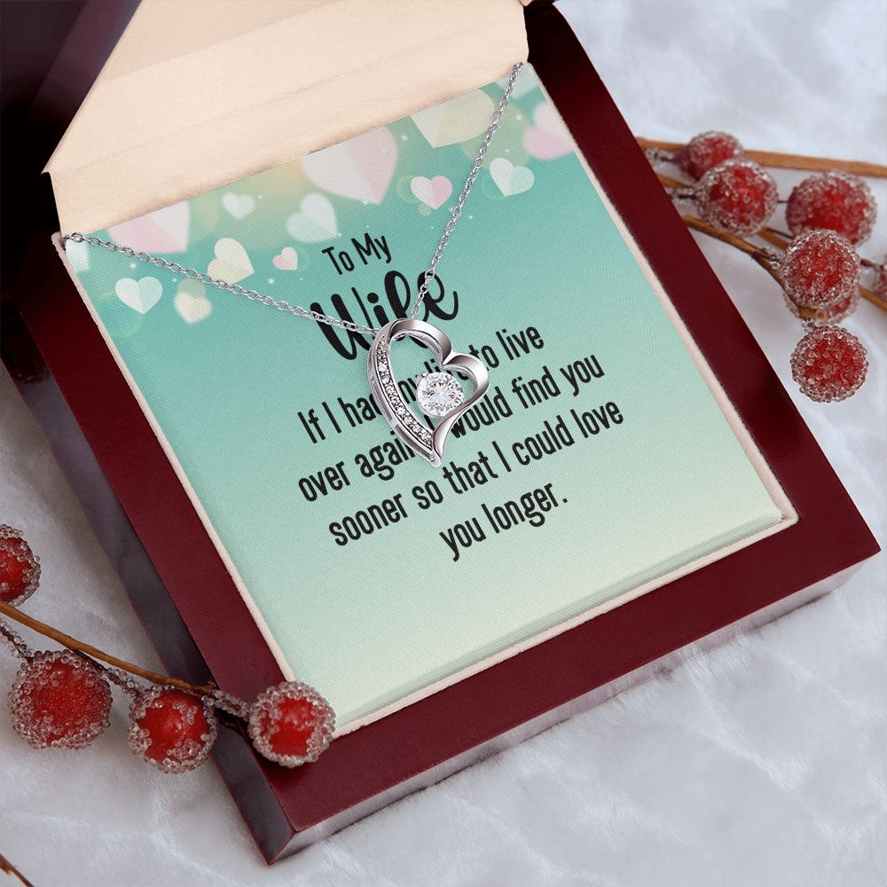 Couples Gifts, Smokin' Wife Necklace Gifts From Husband, Wedding Anniversary Jewelry For Wife From Husband, Wife Birthday From Husband, To My Unbiological Sister Message Card and Gift Box styles On Birthday, Christmas, Anniversary  Forever Love