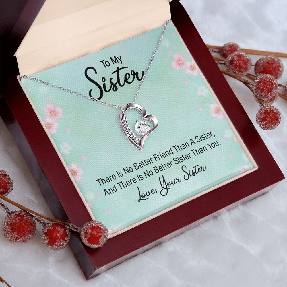 Couples Gifts, To My Sister Necklace Gifts From Husband, Wedding Anniversary Jewelry For Wife From Husband, Wife Birthday From Husband, To My Soulmate Message Card and Gift Box styles On Birthday, Christmas, Anniversary  Forever Love