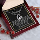 To My Soulmate Necklace, Necklaces For Wife from Husband, Soulmate Necklace to My Beautiful Wife, Necklace For Soulmate with Message Card and Necklace Gift Box Gift Box Styles on Birthday, Christmas, Wedding, Anniversary, Valentine Forever Love