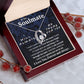 To My Soulmate Necklace To My Future Wife Necklace Gifts, Promise Necklace For Her, Fiance Gifts For Her, Valentine Necklace Gifts For Soulmate From Husband With Message Card Box LED, Soulmate Necklace For Women, To My Wife Necklace Forever Love