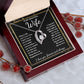 To My Beautiful Wife Necklace Gift for Her, Soulmate for Wife Valentine Gifts from Husband, Wedding for Women, Soulmate Gifts, Message Card and Necklace Gifts Box Gift Box Styles on Birthday, Wedding, Anniversary, Valentine Forever Love