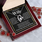Gifts For Wife Birthday Gifts From Husband Necklace Valentines Days, Necklace for Future Soulmate, Valentine Wedding Jewelry for Wife Necklace Gifts from Husband - Soulmate Gift Necklace with Message Card and Gift Box Forever Love