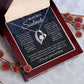 to My Beautiful Soulmate Wife Necklace Future Wife Gifts, Promise Necklace For Her, Fiance Gifts For Her, Wedding Anniversary Gifts For Future Wife With Message Card Box LED, Soulmate Necklace For Women, To My Wife Necklace Forever Love
