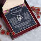 Soulmate Necklace Gifts from Husband, Wedding Anniversary Gifts for Wife from Husband, Wife Birthday Gifts from Husband, To My Wife Necklace Message Card and Necklace Gifts Box Gift Box Styles on Birthday, Wedding, Anniversary, Valentine Forever Love