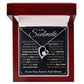 Couples Gifts, To My Beautiful Soulmate Necklace From Husband, Necklace For Wife From Husband, Wife Wedding From Husband, To My Wife, Necklace Custom Name Message Card and Gift Box Styles on Birthday, Christmas, Wedding, Anniversary Forever Love