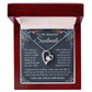 Soulmate Necklace Gift for Her, Soulmate Jewelry, Necklace for Future Wife, Anniversary Valentine Jewelry for Wife Necklace Gifts from Husband - Soulmate Gift Necklace with Message Card and Gift Box Forever Love