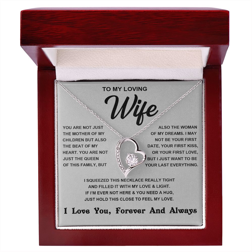 Soulmate Necklace For Women, To My Wife, Soulmate Gifts For Her, Future Wife Necklace, Necklaces For Girlfriend, To My Wife Necklace, Wife Necklace From Husband Necklace Message Card and Gift Box Styles on Birthday, Christmas, Valentine Forever Love