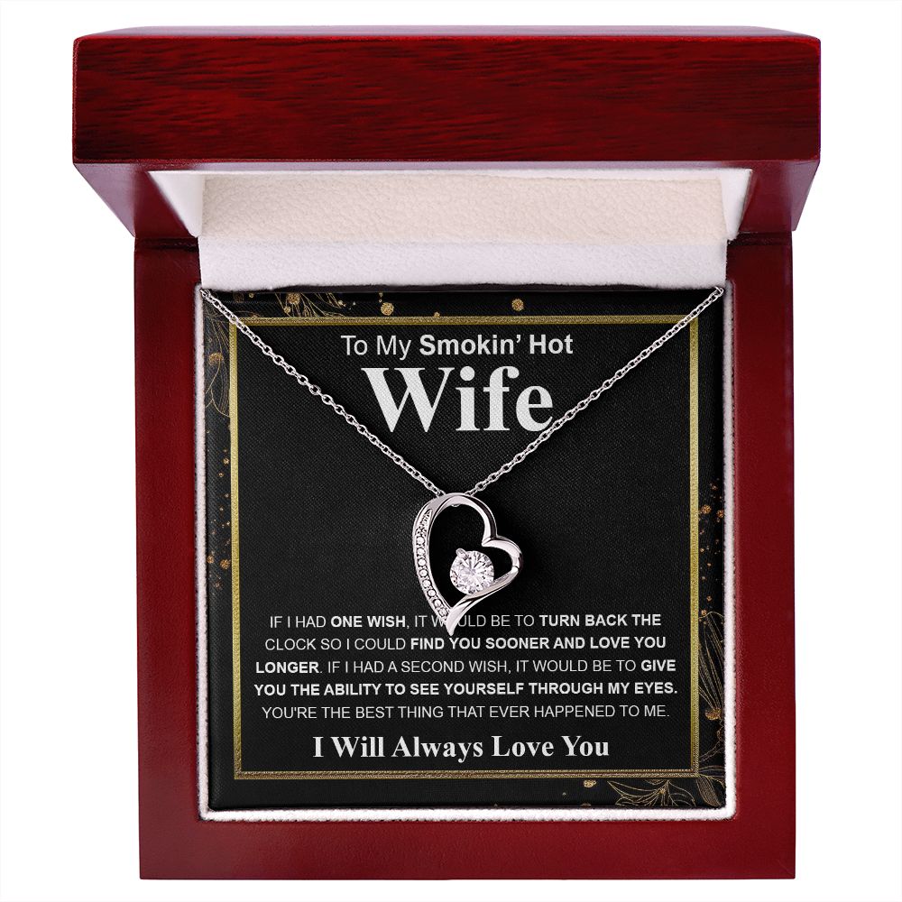 Gifts For Wife Birthday Gifts From Husband Necklace Valentines Day, Necklace for Future Soulmate, Valentine Necklace Jewelry for Wife Necklace Gifts from Husband - Soulmate Gift Necklace with Message Card and Gift Box Forever Love