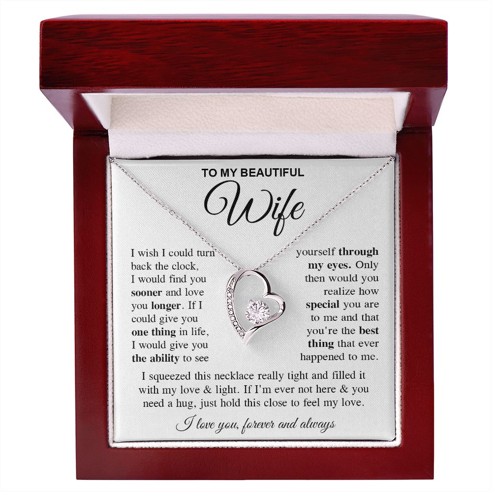 To My Soulmate Necklace Gift for Her, Soulmate Gifts From Husband, Necklaces For Wife From Husband To My Soulmate Necklace Message Card and Necklace Gift Box Gift Box Styles on Birthday, Wedding, Anniversary, Valentine Forever Love