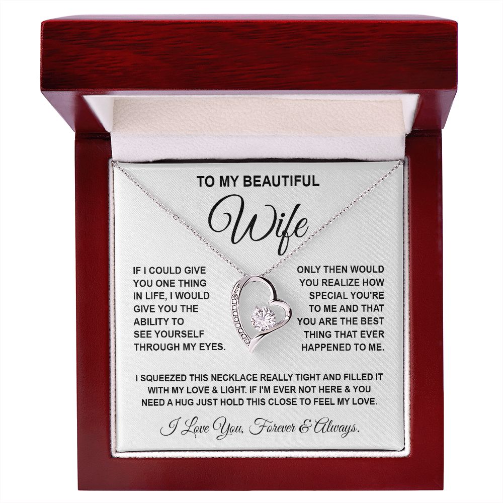 Soulmate Necklace Gifts From Husband, For Soulmate From Husband, Wife Gifts From Husband, Necklaces For Soulmate From Husband To My Wife Necklace Message Card and Necklace Gift Box Gift Box Styles on Birthday, Wedding, Anniversary, Valentine Forever Love