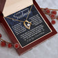 To My Beautiful Soulmate Necklace Gift for Her, Soulmate for Wife Birthday Gifts from Husband, Wedding Jewelry for Women, Soulmate Gifts, Message Card and Necklace Gifts Box Gift Box Styles on Birthday, Wedding, Anniversary, Valentine Forever Love