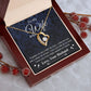 Valentine Gifts To My Soulmate Necklace Gifts for Wife from Husband, Wife Anniversary Gifts, Gift for Soulmate Necklace Message Card and Necklace Gift Box Gift Box Styles on Birthday, Wedding, Anniversary, Valentine Forever Love