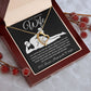 To My Beautiful Wife Necklace For Women, Funny Gifts For Girlfriend,Valentine Christmas Presents For Girlfriend, Best Birthday Meaningful Gift Ideas For Wife, Women Romantic Jewelry For Her Anniversary Message Card and Gift Box Styles Forever Love