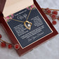 Wife Necklace Gifts from Husband, Wedding Anniversary Gifts for Wife from Husband, Wife Birthday Gifts from Husband, To My Wife Necklace Message Card and Necklace Gifts Box Gift Box Styles on Birthday, Wedding, Anniversary, Valentine Forever Love