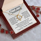 To My Beautiful Soulmate Necklace, Soulmate Jewelry For Women, Wife Necklace From Husband, Wife Birthday Gifts Necklace For Wife, Soulmate Gifts For Her, To My Future Wife Necklace Soulmate Forever Love