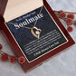 Gifts For Soulmate Birthday Gifts From Husband Necklace Valentines Day, Necklace for Future Soulmate, Wedding Valentine Jewelry for Wife Necklace Gifts from Husband - Soulmate Gift Necklace with Message Card and Gift Box Forever Love