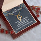 Wife Necklace Gift From Husband To My Badass Wife Pendant Birthday Jewelry with Message Card and Gift Box. Gift for Wife. Necklace Gift Set for Wife Necklace Gifts Box Gift Box Styles Forever Love