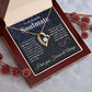 To My Beautiful Soulmate Necklace My Last Everything, Promise Necklace For Her, Fiance Gifts For Her, Wedding Gifts For Future Wife With Message Card Box LED, Soulmate Necklace For Women, To My Wife Necklace Forever Love