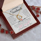 My Beautiful Soulmate Necklace Future Wife Gifts, Promise Necklace For Her, Fiance Gifts For Her, Valentine Birthday Gifts For Future Wife With Message Card Box LED, Soulmate Necklace For Women, To My Wife Necklace Forever Love