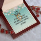Couples Gifts, Smokin' Wife Necklace Gifts From Husband, Wedding Anniversary Jewelry For Wife From Husband, Wife Birthday From Husband, To My Unbiological Sister Message Card and Gift Box styles On Birthday, Christmas, Anniversary  Forever Love