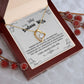 Personalized Valentine Gift For Badass Wife, To My Wife Necklace For Women, Soulmate Necklace, To My Wife Necklace From Husband, Necklace Custom Name Message Card and Gift Box Styles on Birthday, Christmas, Wedding, Anniversary Forever Love