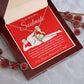 To My Beautiful Soulmate Necklace For Women, Funny Gifts For Girlfriend,Valentine Presents For Girlfriend, Best Birthday Meaningful Gift Ideas For Wife, Women Romantic Jewelry For Her Anniversary Message Card and Gift Box Styles Forever Love