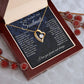 To My Smokin Hot Soulmate Necklace, Valentine Anniversary Jewelry Gift for Women, Anniversary Gifts For Wife From Husband To My Wife Necklace Message Card and Necklace Gift Box Gift Box Styles on Birthday, Wedding, Anniversary, Valentine Forever Love