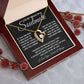 To My Beautiful Soulmate Necklace, Soulmate Jewelry For Women, Wife Necklace From Husband, Soulmate Gift For Her, To My Future Wife Necklace Message Card and Necklace Gift Box Gift Box Styles on Birthday, Wedding, Anniversary, Valentine Forever Love