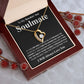 Gifts For Soulmate Birthday Gifts From Husband Necklace Valentines Day, Necklace for Future Soulmate, Valentine Anniversary Jewelry for Wife Necklace Gifts from Husband - Soulmate Gift Necklace with Message Card and Gift Box Forever Love