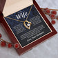 To My Soulmate Necklace Gifts for Wife from Husband, Soulmate Valentine Gifts, Gift for Soulmate Necklace Message Card and Necklace Gift Box Gift Box Styles on Birthday, Wedding, Anniversary, Valentine Forever Love