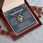 Gifts For Soulmate Birthday Gifts From Husband Necklace Valentines Days, Necklace for Future Soulmate, Birthday Wedding Jewelry for Wife Necklace Gifts from Husband - Soulmate Gift Necklace with Message Card and Gift Box Forever Love