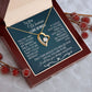 To The Woman Necklace Future Wife Gifts, Promise Necklace For Her, Fiance Gifts For Her, Valentine Birthday Gifts For Future Wife With Message Card Box LED, Soulmate Necklace For Women, To My Wife Necklace Forever Love