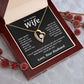 Valentine Gifts for Wife Necklace from Husband- Gifts for Wife from Husband, Valentine Gifts for Her Gifts Soulmate Message Card and Necklace Gift Box Gift Box Styles on Birthday, Wedding, Anniversary, Valentine Forever Love