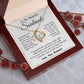 Soulmate Necklace from Husband, Anniversary Romantic Gifts for Wife from Husband to My Wife Necklaces for Wife Birthday Gifts, Wife Jewelry Necklace Message Card and Necklace Gift Box Gift Box Styles on Birthday, Wedding, Anniversary, Valentine Forever Lo