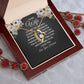 Wife Necklace Gifts From Husband, Wedding Anniversary Jewelry For Wife From Husband, Wife Birthday From Husband  Message Card and Gift Box styles On Birthday, Christmas, Anniversary Forever Love