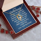 Couples Gifts Soulmate Necklace Gifts From Husband, Wedding Anniversary Jewelry For Wife From Husband, Wife Birthday Gifts From Husband, To My Unbiological Sister Message Card and Gift Box styles On Birthday, Christmas, Anniversary  Forever Love