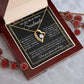 To My Beautiful Soulmate Necklace, Love knot Necklace for Girlfriend, Soulmate Jewelry, Soulmate Necklace, Future Wife Gift, Necklace for Wife from Husband Necklace Message Card and Gift Box Styles on Birthday, Christmas, Wedding, Anniversary Forever Love