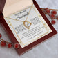 Couples Gifts To My Beautiful Soulmate Necklace From Husband, Wedding Anniversary For Wife From Husband, Wife Wedding From Husband, To My Wife, Necklace Custom Name Message Card and Gift Box Styles on Birthday, Christmas, Wedding, Anniversary Forever Love