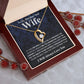 Gifts For Wife Birthday Gifts From Husband Necklace Valentines Day, Necklace for Future Soulmate, Wedding Valentine Jewelry for Wife Necklace Gifts from Husband - Soulmate Gift Necklace with Message Card and Gift Box Forever Love