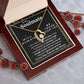 To My Soulmate Necklace To My Future Wife Necklace Gifts, Promise Necklace For Her, Fiance Gifts For Her, Wedding Necklace Gifts For Soulmate From Husband With Message Card Box LED, Soulmate Necklace For Women, To My Wife Necklace Forever Love