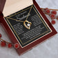 Soulmate Necklace Gift From Husband, Anniversary Romantic Gifts for Soulmate from Husband, Wife Wedding Gifts Message Card and Necklace Gifts Box Gift Box Styles on Birthday, Wedding, Anniversary, Valentine Forever Love