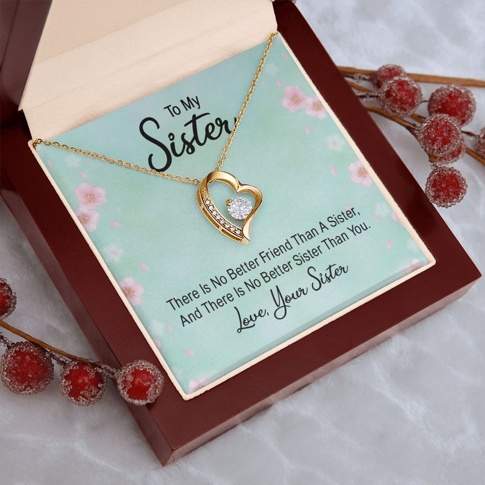 Couples Gifts, To My Sister Necklace Gifts From Husband, Wedding Anniversary Jewelry For Wife From Husband, Wife Birthday From Husband, To My Soulmate Message Card and Gift Box styles On Birthday, Christmas, Anniversary  Forever Love
