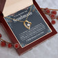 Gifts For Soulmate Birthday Gifts From Husband Necklace Valentines Day, Necklace for Future Soulmate, Wedding Birthday Jewelry for Wife Necklace Gifts from Husband - Soulmate Gift Necklace with Message Card and Gift Box Forever Love