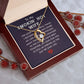 Couples Gifts, Smokin' Hot Wife Necklace Gifts From Husband, Wedding Anniversary Jewelry For Wife From Husband, Wife Birthday From Husband, To My Unbiological Sister Message Card and Gift Box styles On Birthday, Christmas, Anniversary  Forever Love